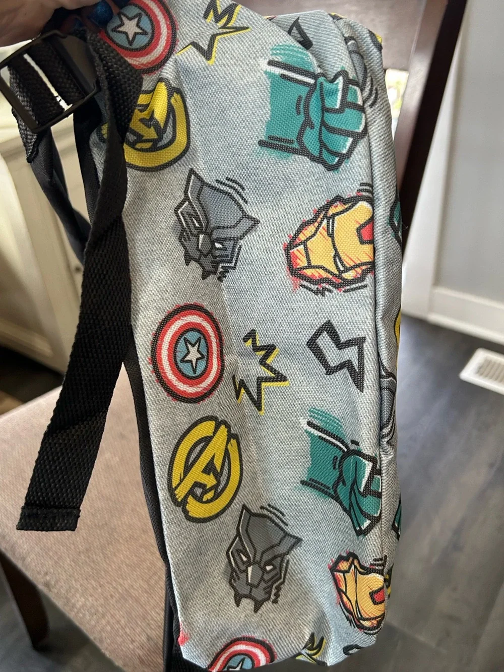 Fast Forward X Marvel Avengers Large Multi Colored Back Pack 2 Zip Pockets New!!